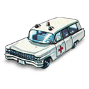 Cadillac Ambulance Icon 128x128 png